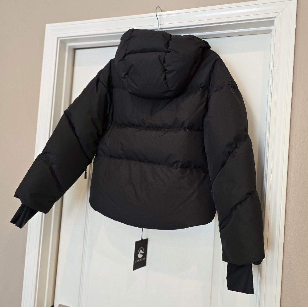Cordova Meribel Hooded Down Puffer Ski Jacket Onyx Black - Picture 17 of 17